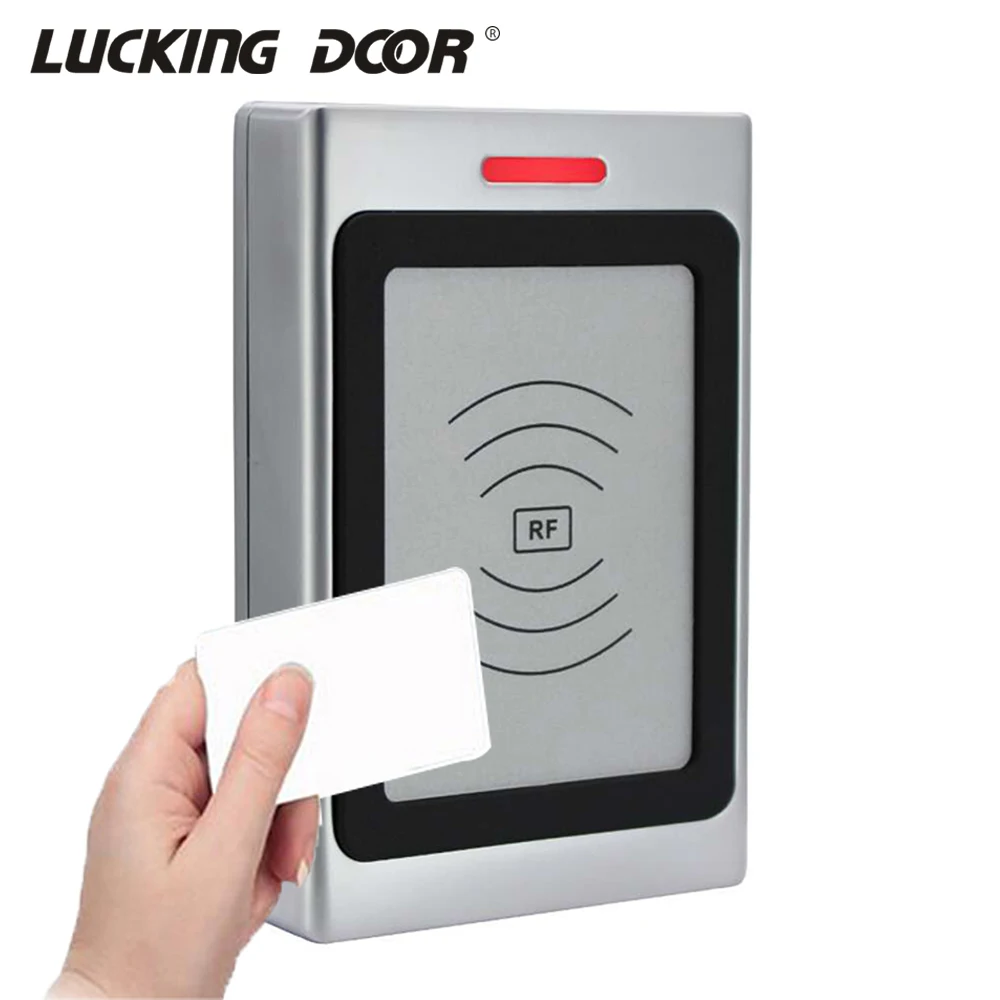 

IP67 Waterproof Access Control Card Reader Security Door opener Wiegand 26/34 Reader 125Khz EM/13.56Mhz MF card reader