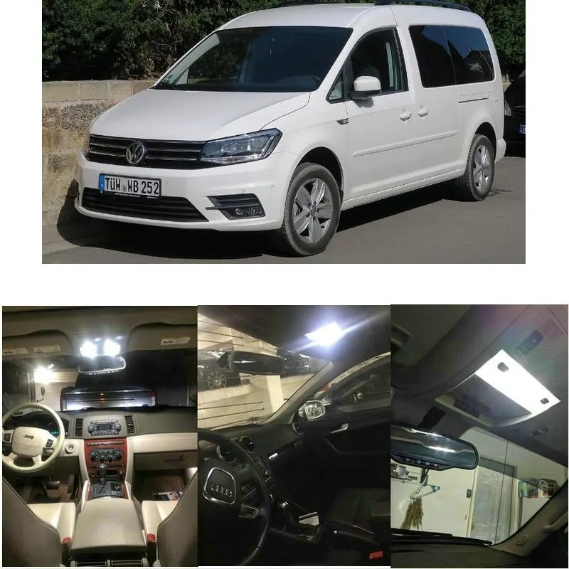 

LED interior lighting complete set For VW Amarok Bora Caddy 3 2K Caddy 4 Crafter Golf 4 Variant