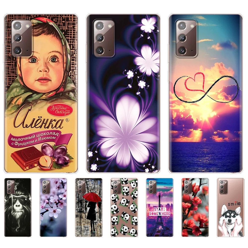 Case For Samsung Galaxy Note 20 ultra Case Silicon Soft TPU Back Cover For Samsung Note 20 Phone Case Protective Coque Bumper