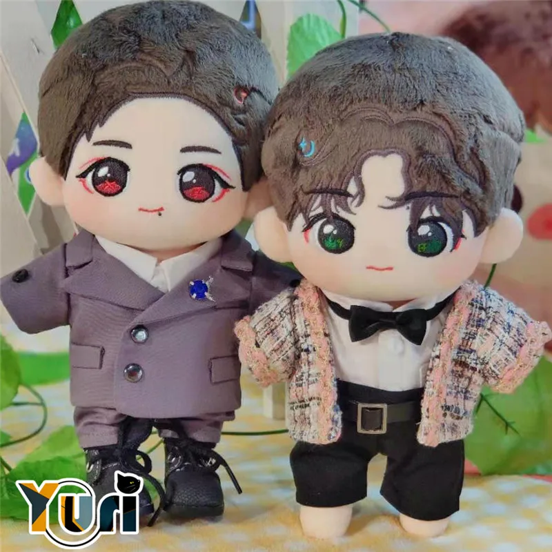 Yuri Plush Doll Body Limit Xiao Zhan Wang Yibo Idol Star 20cm Toy Clothes Clothig Outfit Suit Cosplay Cute Xmas Gift C GG