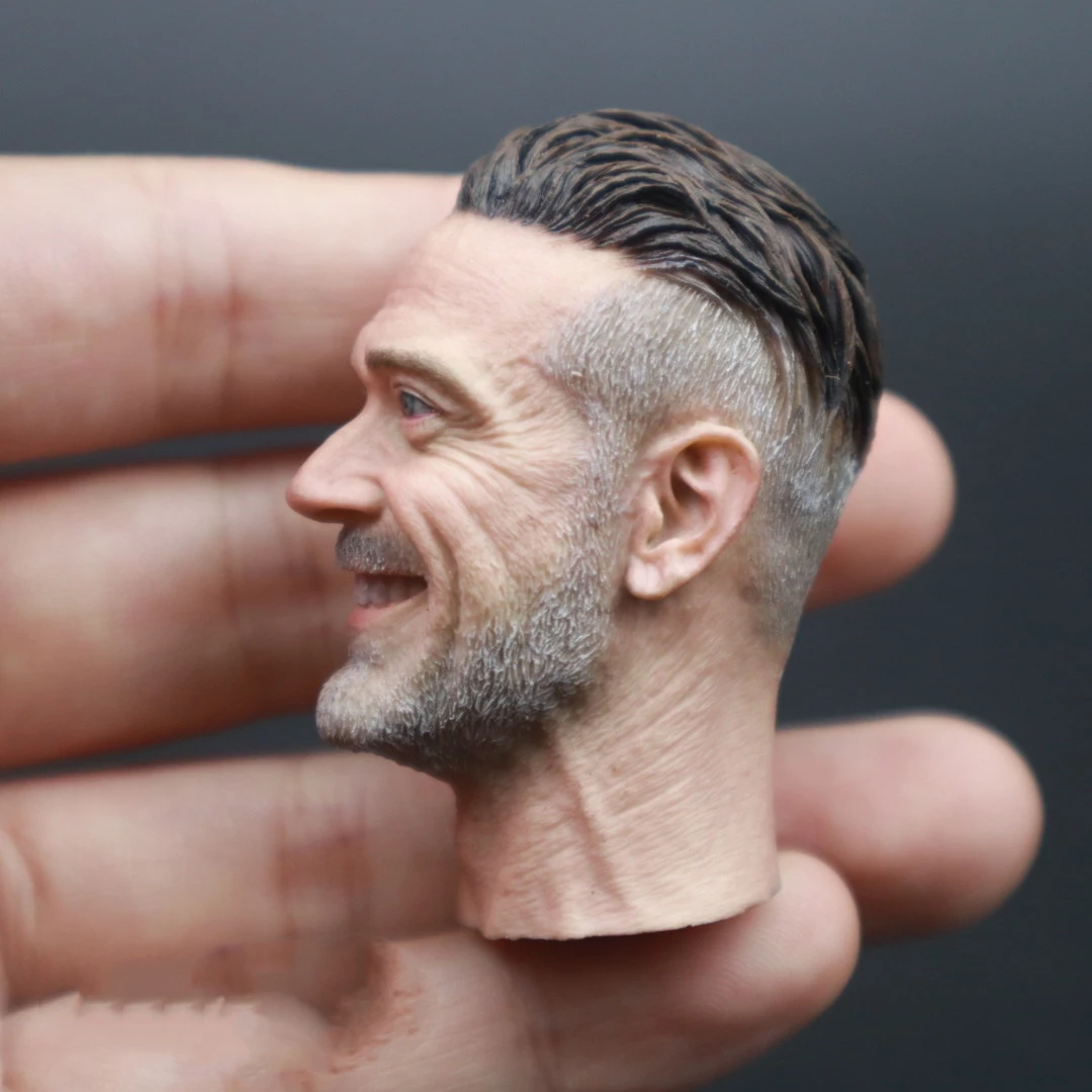 1/6 Scale Smile Negan Jeffrey Dean Morgan Head Carved Salvation Army Leader Model Toys DIY 12'' Action Figure