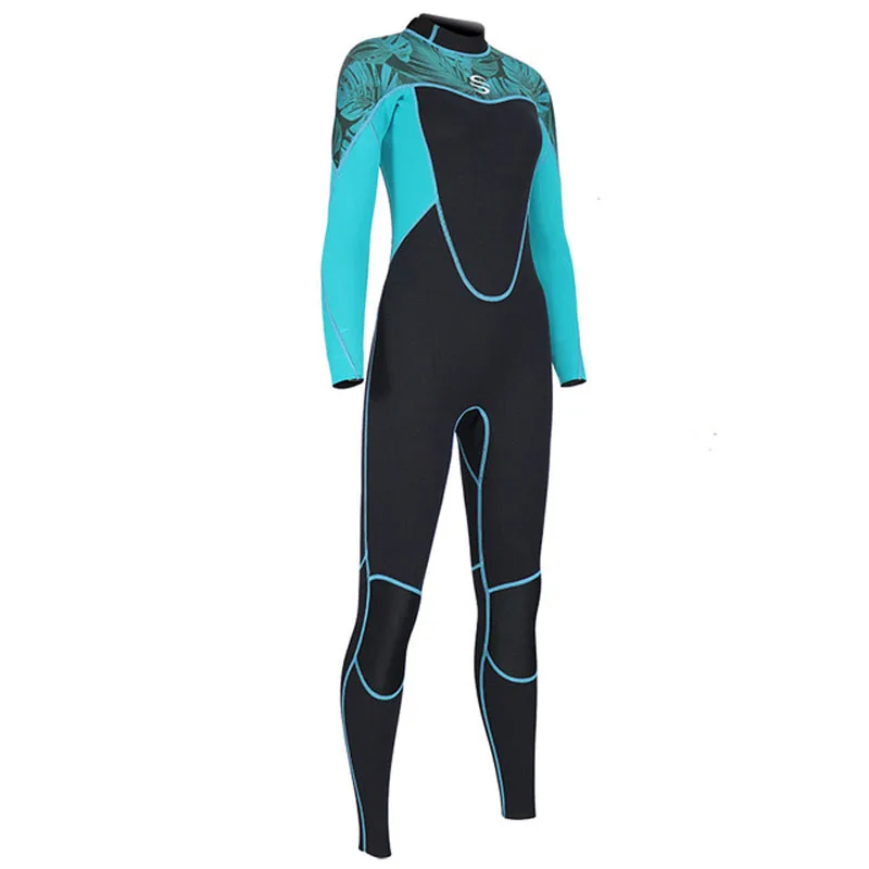 

The new one-piece 2mm wetsuit women's warm long-sleeved wetsuit, anti-ultraviolet jellyfish surfing suit