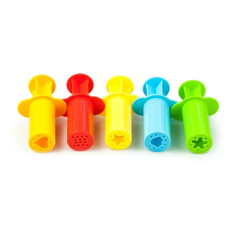 

Children 5x Early Educational Appliance Plasticine Squeeze Set Game Toys Funny Dough Extruders Set Improve Intelligence H055