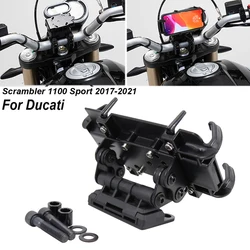 NEW Motorcycle Accessories Phone USB Navigation Bracket GPS For Ducati Scrambler 1100 Sport 2017-2021