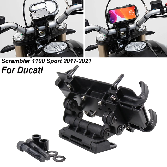NEW Motorcycle Accessories Phone USB Navigation Bracket GPS For Ducati Scrambler 1100 Sport 2017 2021 AliExpress