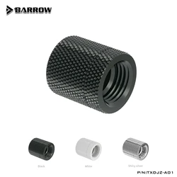 Barrow PC water cooling Rotary Fittings tube connector Dual Female Double Internal thread,water cooler Adapter TXDJZ-A01