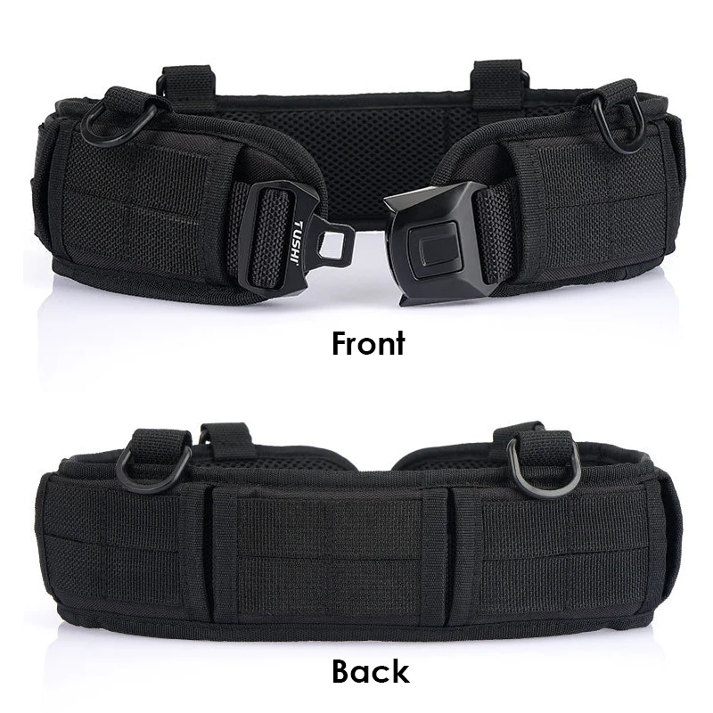 HSSEE Fashion Tactical Girdle for Men 1200D Real Nylon Outdoor Sports Belt Metal Buckle Quick Release Military Army Belt Male