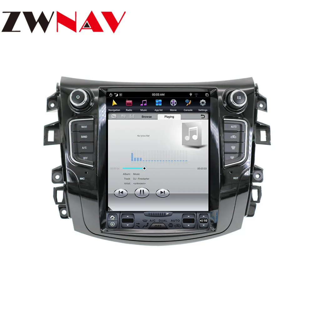 Tesla Style Android 9.0 4+64G Car GPS Navigation For NISSAN NP300 Navara 2014-019 Head Unit Multimedia Auto Radio Tape Recorder