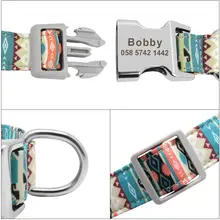 Custom Pet Nylon Collar with ID Engraving #3