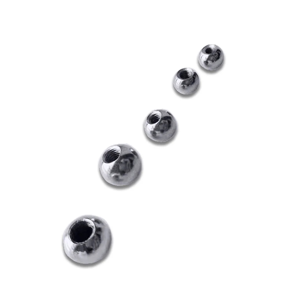 5pcs Chrome M3/M4/M5/M6 Inner Thread Ball Nut Head Hanging Board  Bald Nut Ball Cap Hardware Lighting Accessories