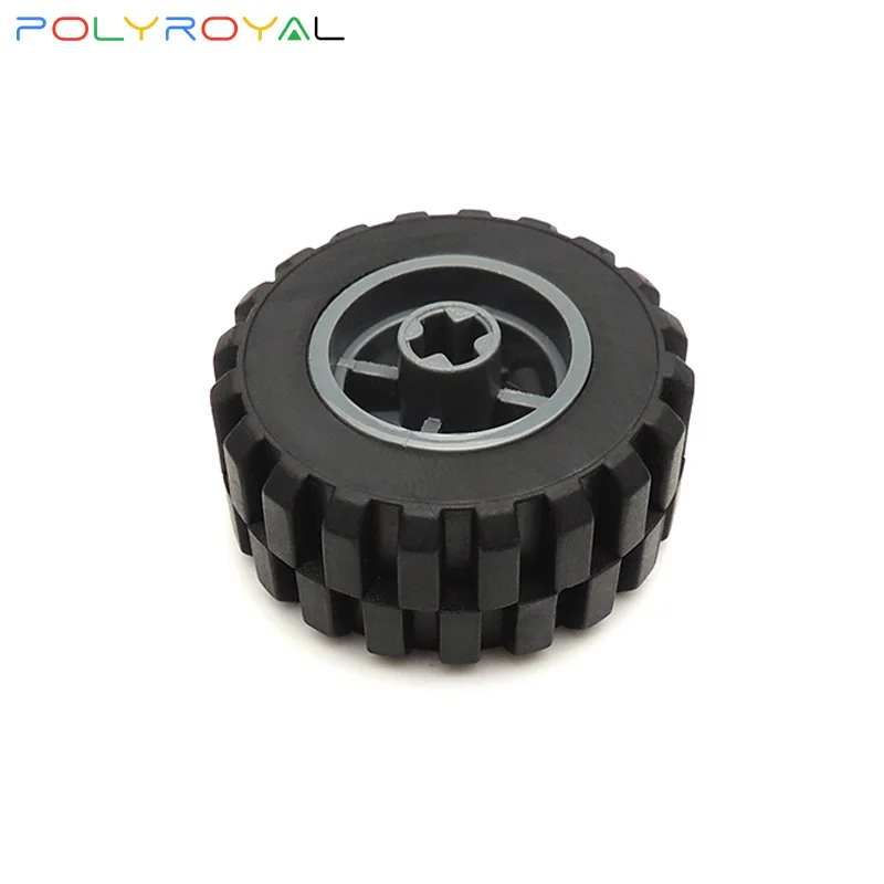 

Building Blocks Technicalalal DIY al Parts Moc 30x15mm Tire Off-road Leather wheel Compatible Assembles Particles