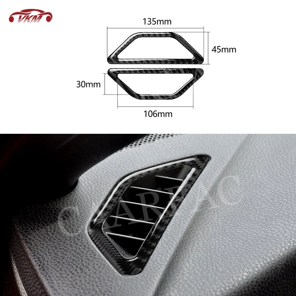 

Carbon Fiber Car Dashboard Air Outlet Vent Trim Frame Garnish Molding Surround Stickers For Toyota 86 Subaru BRZ 2013-2020