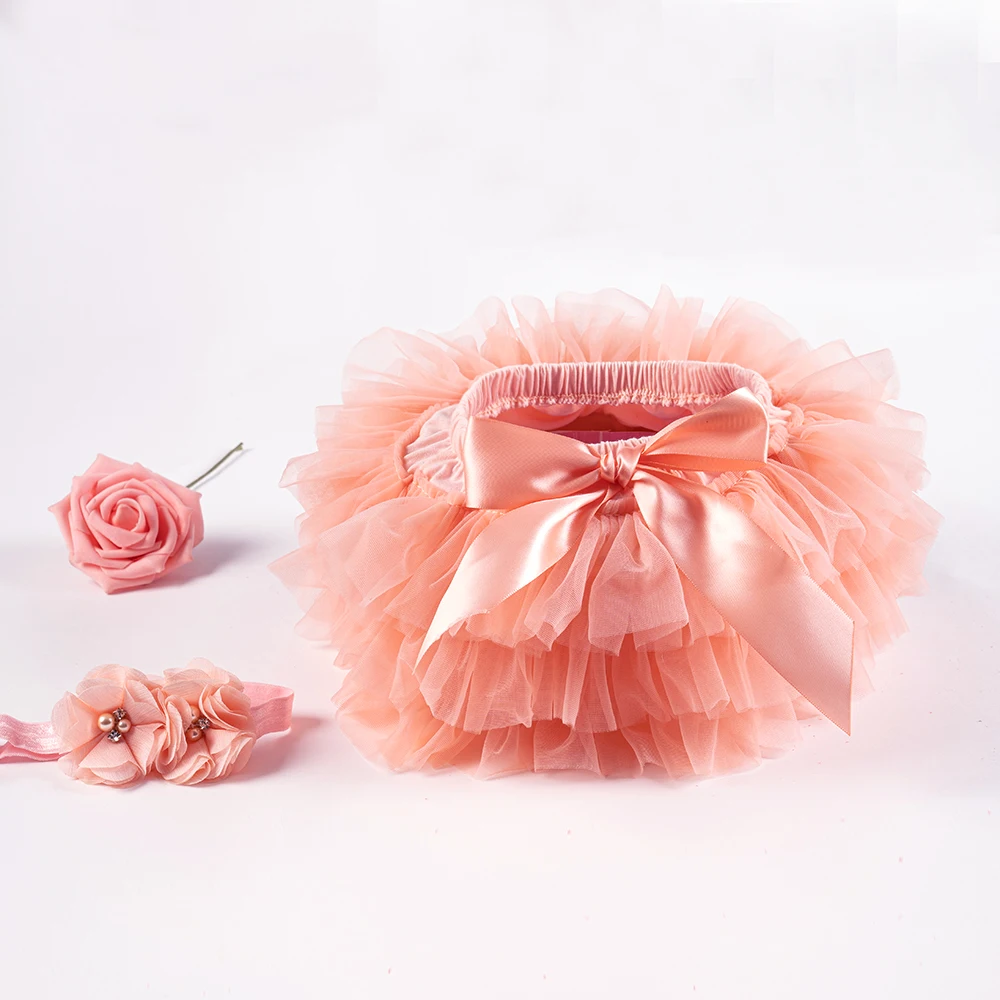 Baby Girls' Rainbow Tulle Tutu and Headband Set 2