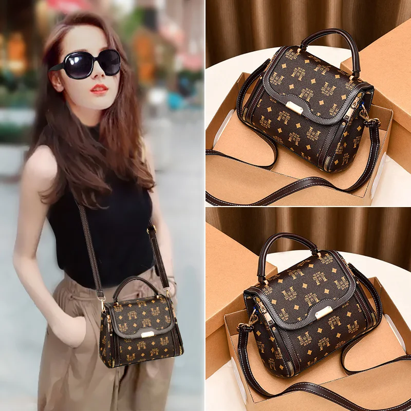 Bags For Women 2023 New Luxury Shoulder Crossbody With Top Handle Leather Fashion Designer Small Ladies Female Korean Handbags