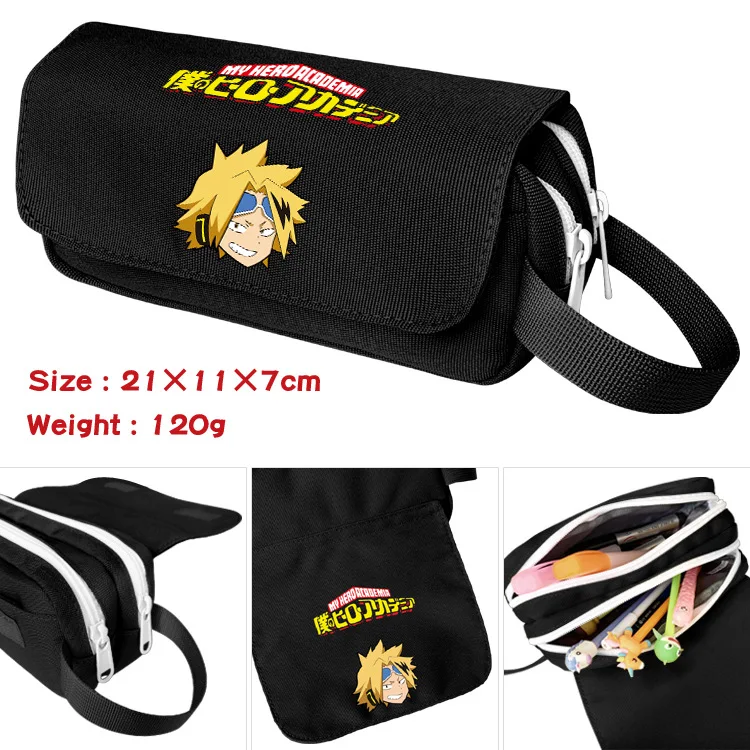 My Hero Academia  Handerbag Large Capacity Pencil Case Oxford Canvas Pencil Box School Office Pen Bag