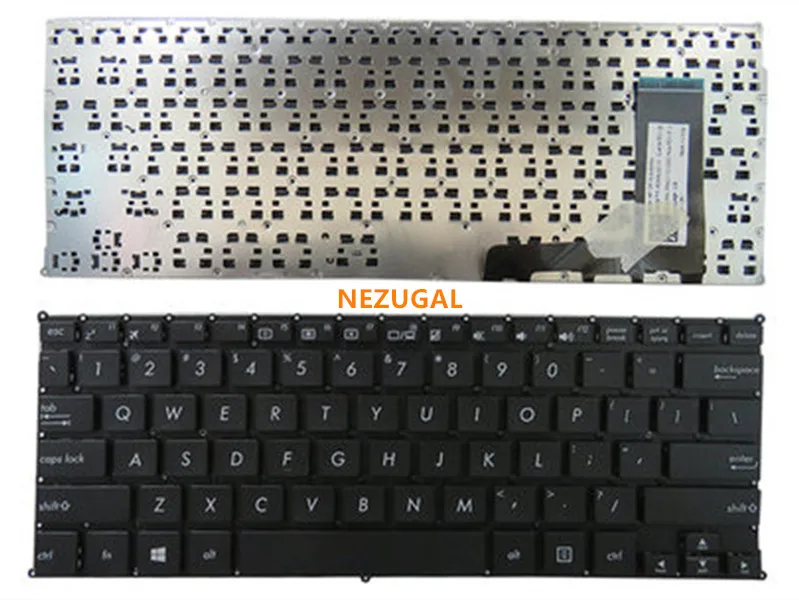 

English Keyboard FOR ASUS X205 X205T X205TA E202 E202S E205 E202MA TP201SA US laptop keyboard Black and White