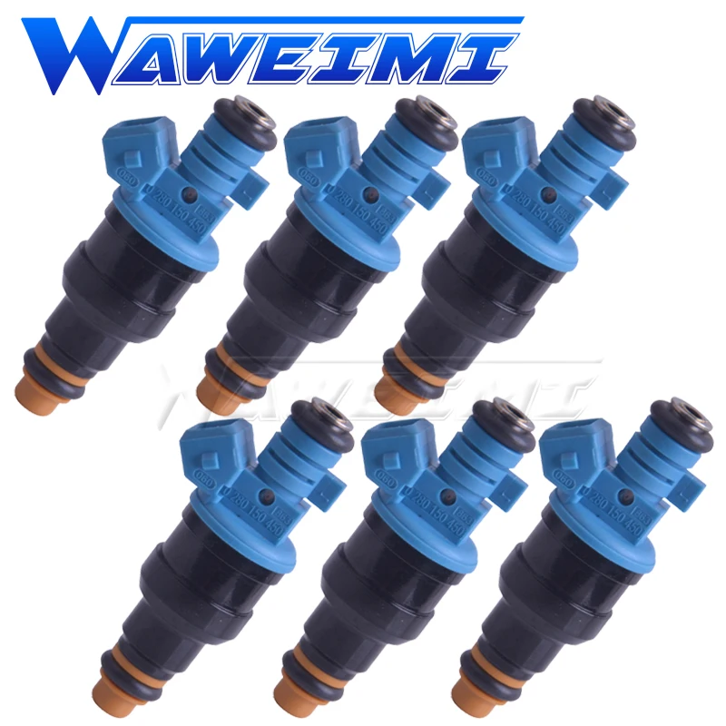 

WAWEIMI 6 Pieces Fuel Injector Nozzle OE 0280150450 For Fiat Lancia Kappa Coupe 2.0 20V Turbo