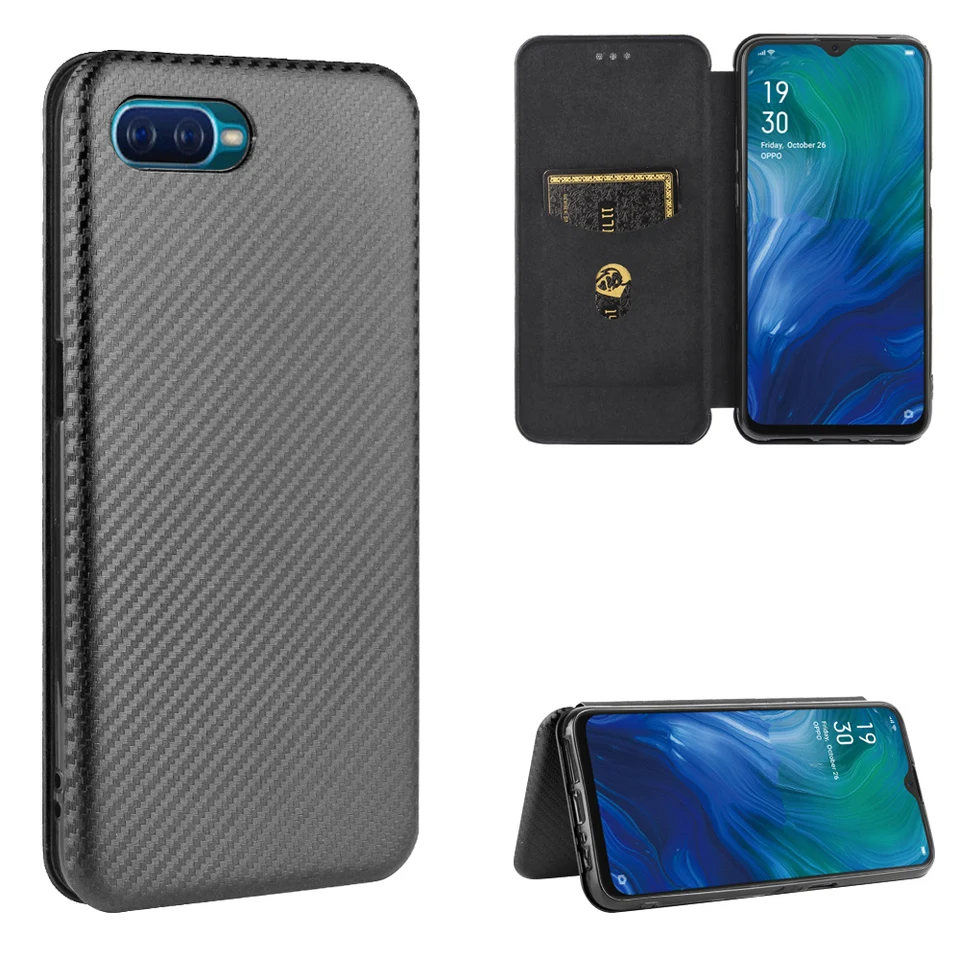 For Oppo Reno A Case Magnetic Leather Slim Case For Oppo Reno A