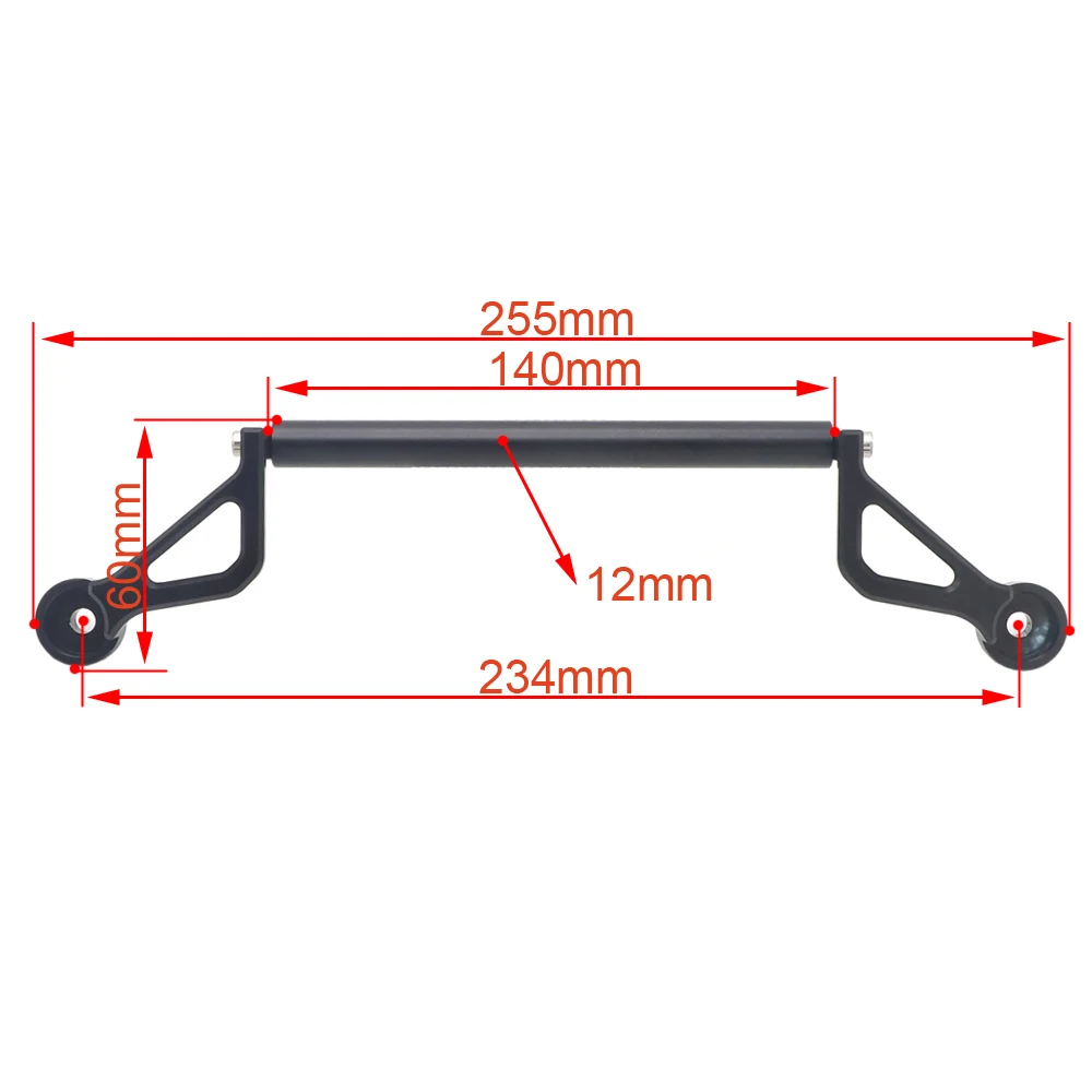 For Yamaha X-MAX XMAX 300 250 125 XMAX300 XMAX250 XMAX125 Expansion Stand Crossbar Motorcycle Phone GPS Navigaton Plate Bracket - view 2