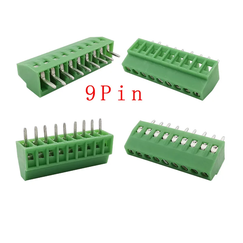 5/10Pcs KF128 2,54mm Pitch PCB Terminal Block Stecker 150V 6A 2/3/4/5/6/7/8/9/10/12/14/16Pin Schraube Terminal Für 26-18AWG Kabel