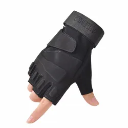 Outdoor Sports Tactical Gloves Kids Half Finger Male Women Men's Shooting Hunting Fingerless Combat Riding Fingerless Gloves