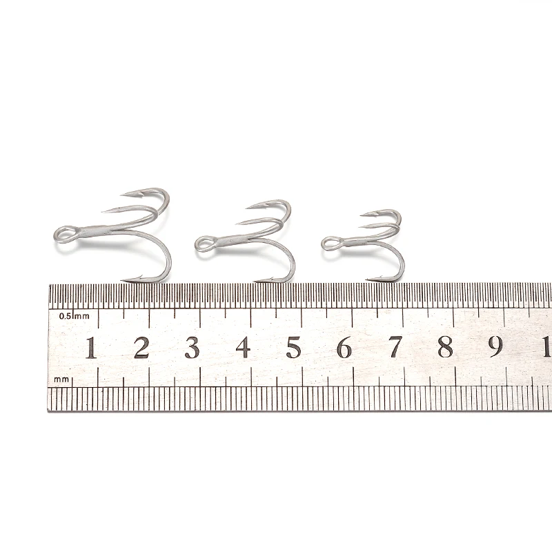 double fly fishing hooks Ahrex AHR428S Silver Double Hooks