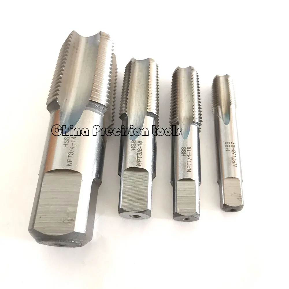 

HSS pipe plug thread tap NPT NPTF NPSM 1/8 1/4 3/8 1/2 3/4 American Tapered males Pipe Tap NPS NPSF 1/8-27 1/4-18 3/8-18 1/2-14