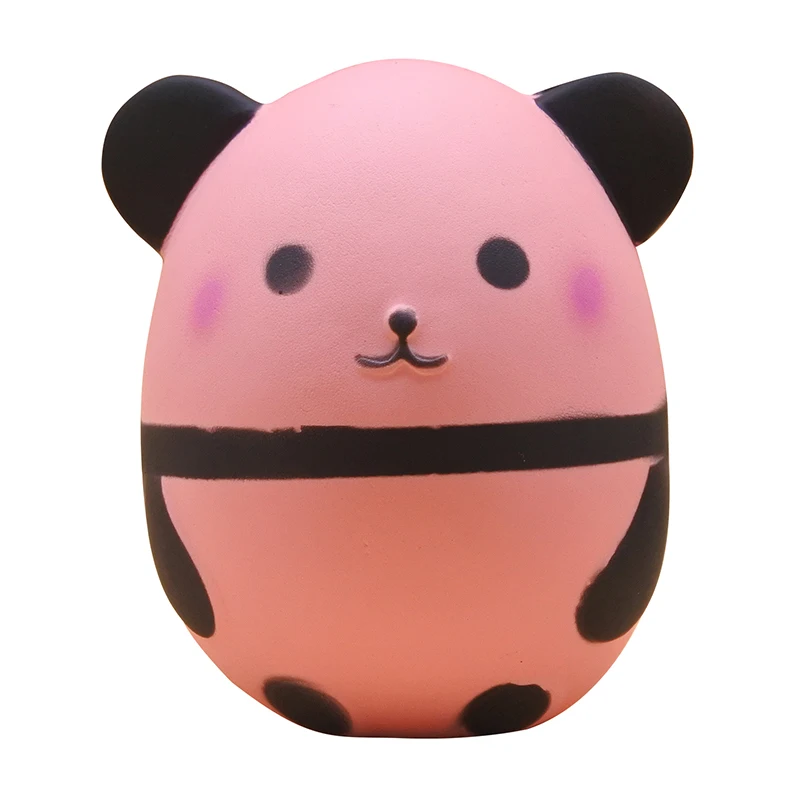 14CM Kawaii różowa Panda Squishy powolny wzrost kreatywny lalka zwierzę miękkie zabawki do ściskania dla dzieci śmieszne zabawki Stress Reliever