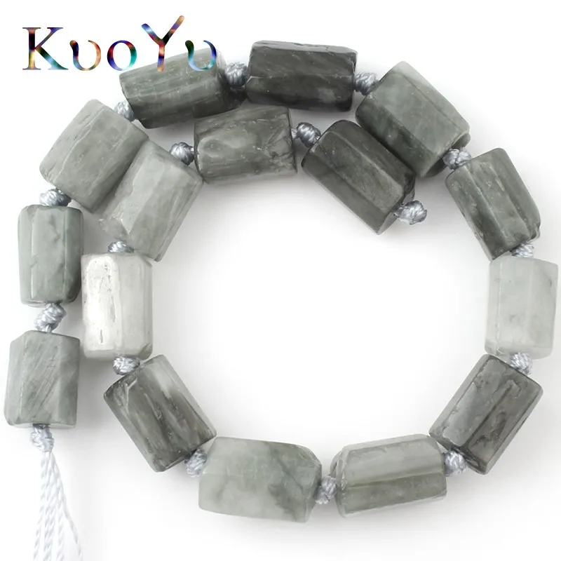 6x10mm Natural Lapis Lazuli Quartz Apatite Stone Beads Cylinder Loose Spacer Beads For Jewelry Making DIY Bracelet 7.5\
