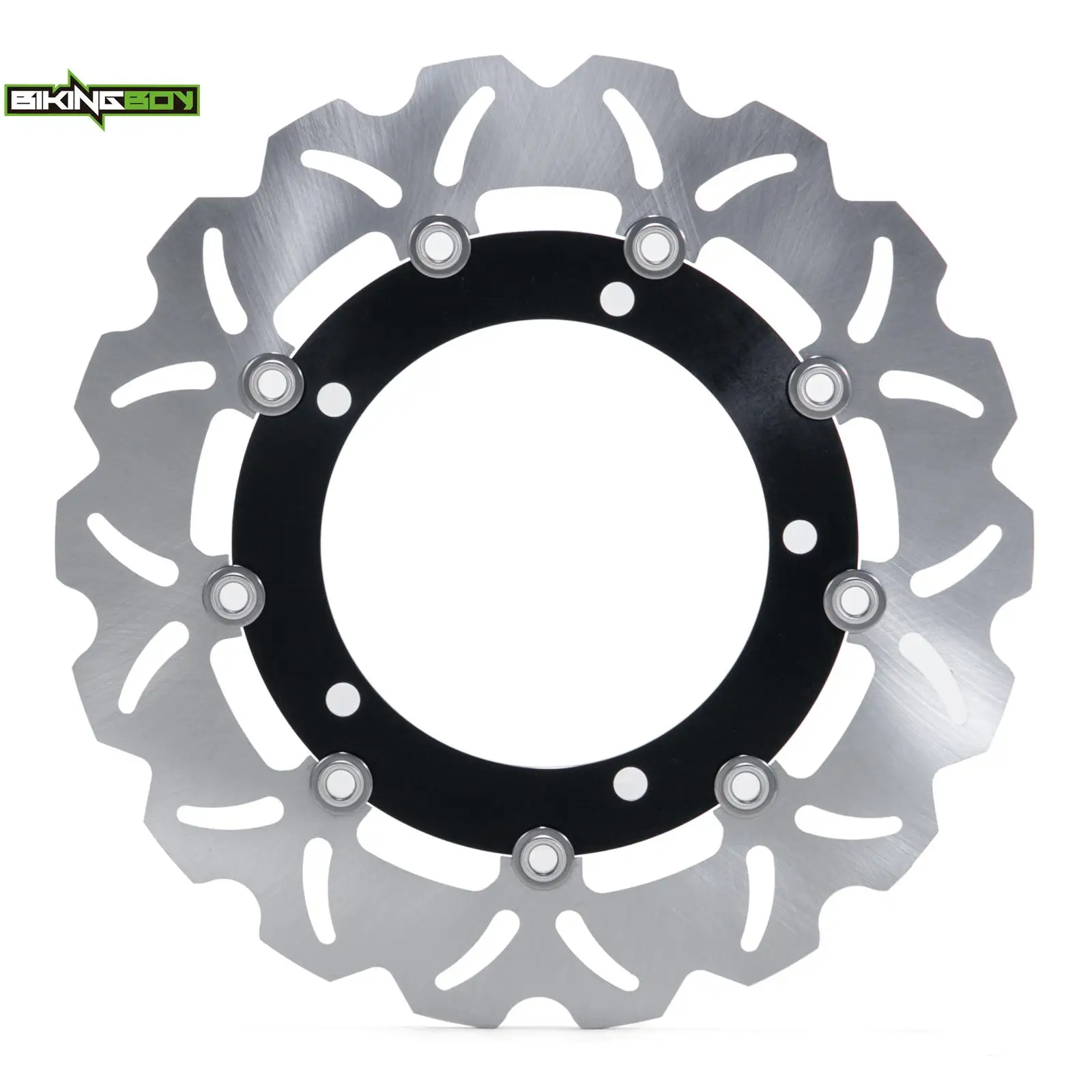 BIKINGBOY Front 12.2in Brake Disc Rotor Disk For Kawasaki Ninja 400 17 18 19 20 21 Z 400 2018-2021 ZX25R 250 20 21 EX400 ER400