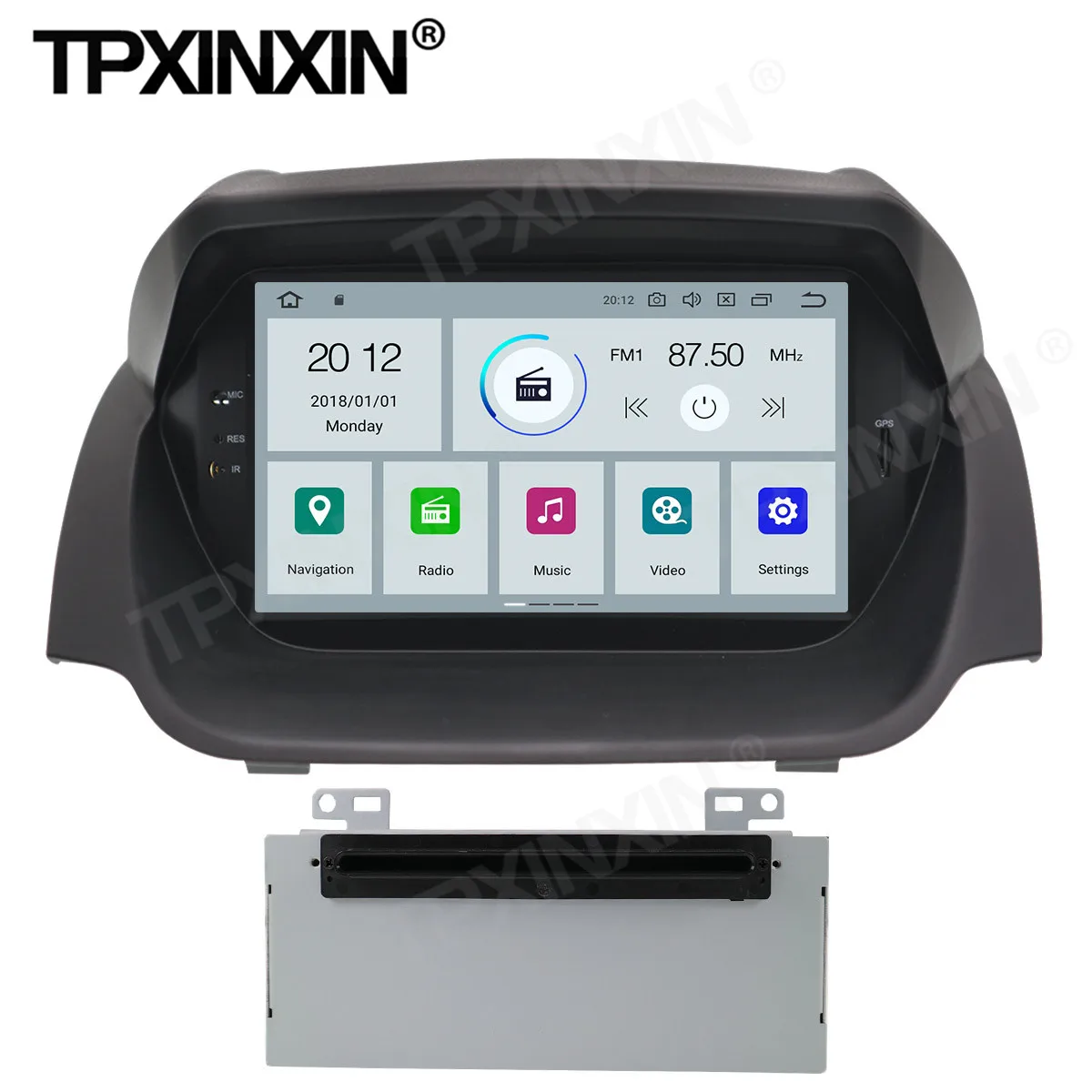 64G Car Radio Smart HD Screen Android 15 For Ford Fiesta 2013~2016 GPS Navi Multimedia Recorder Carplay Mirror Link Head Unit