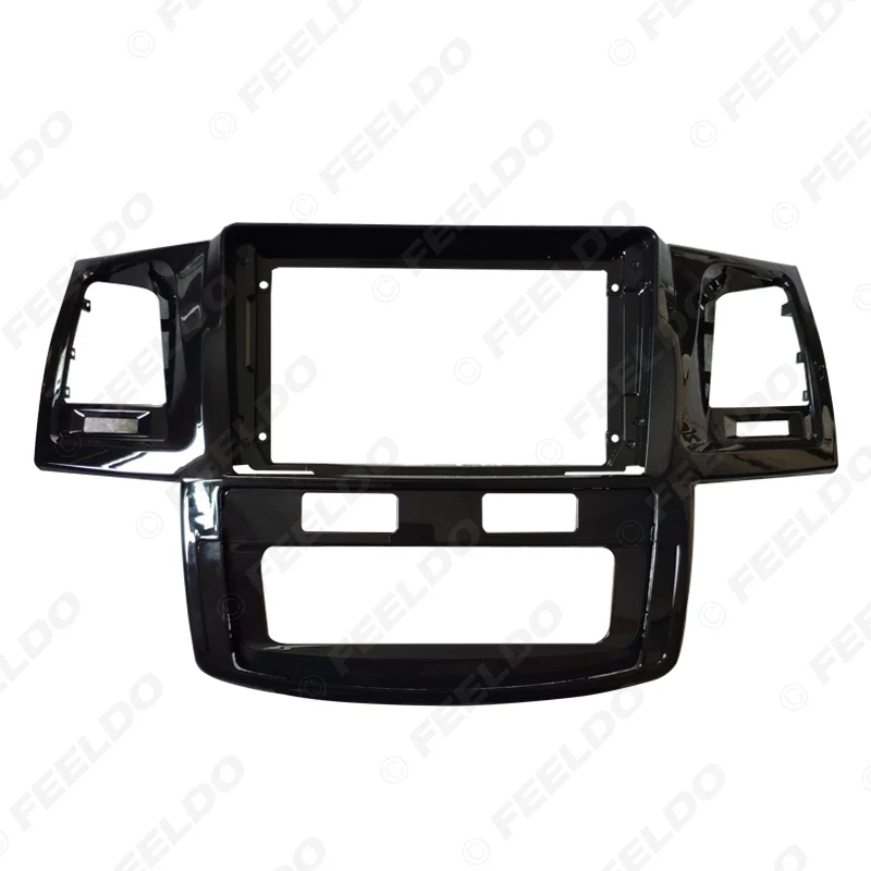 FEELDO Car Radio Audio Fascia Frame Adapter For Toyota Hilux VIGO 9