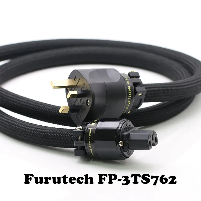 

Furutech FP-3TS762 OFC enthusiast amplifier UK power cord British standard plug high-power cable 13A fuse