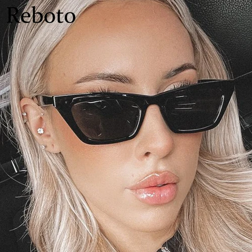 Gafas de sol Retro con forma de ojo de gato para mujer, Estilo Vintage femeninos de anteojos de sol, Sexy, con protección UV400