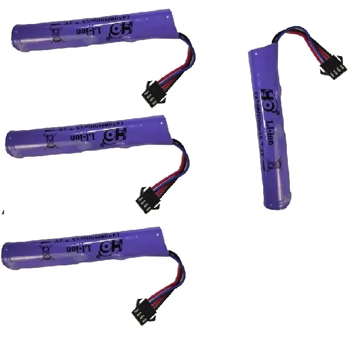 14500 แบตเตอรี่ 7.4v 500mAh แบตเตอรี่ Li-Ion สําหรับ RC Stunt Dump รถของเล่นแบตเตอรี่อุปกรณ์เสริมสําหรับของเล่น RC รถถังรถบรรทุกแบตเตอรี่รถไฟ