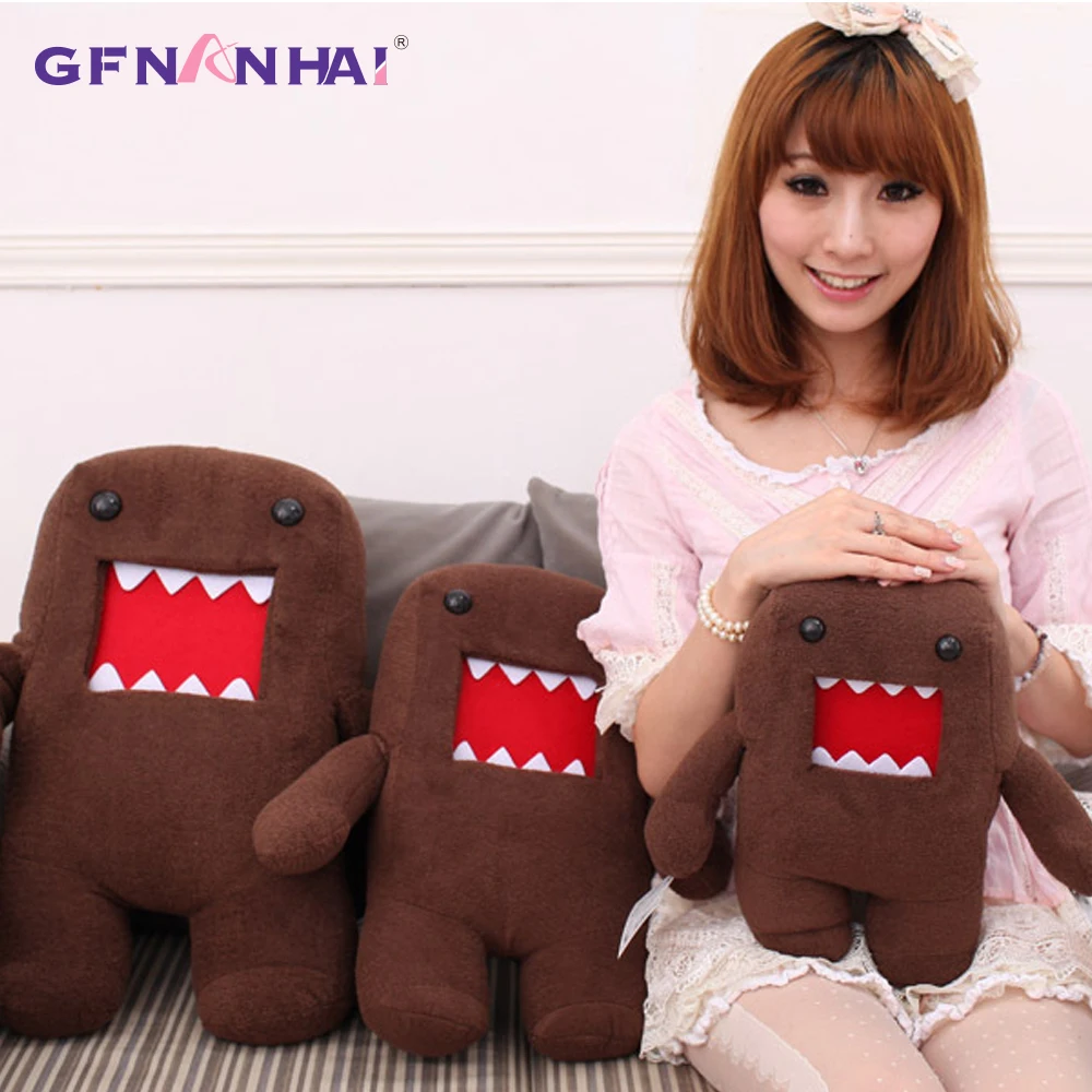 Domo Kun-peluche Kawaii creativo de 32/42CM para niños, de dibujos animados muñeco de peluche, regalo de cumpleaños y Navidad, 1 unidad