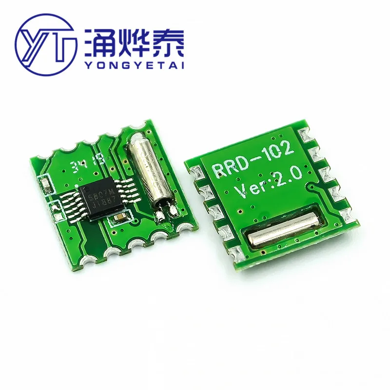 

YYT 2PCS FM module radio module RDA5807M RRD102V2.0 stereo radio module