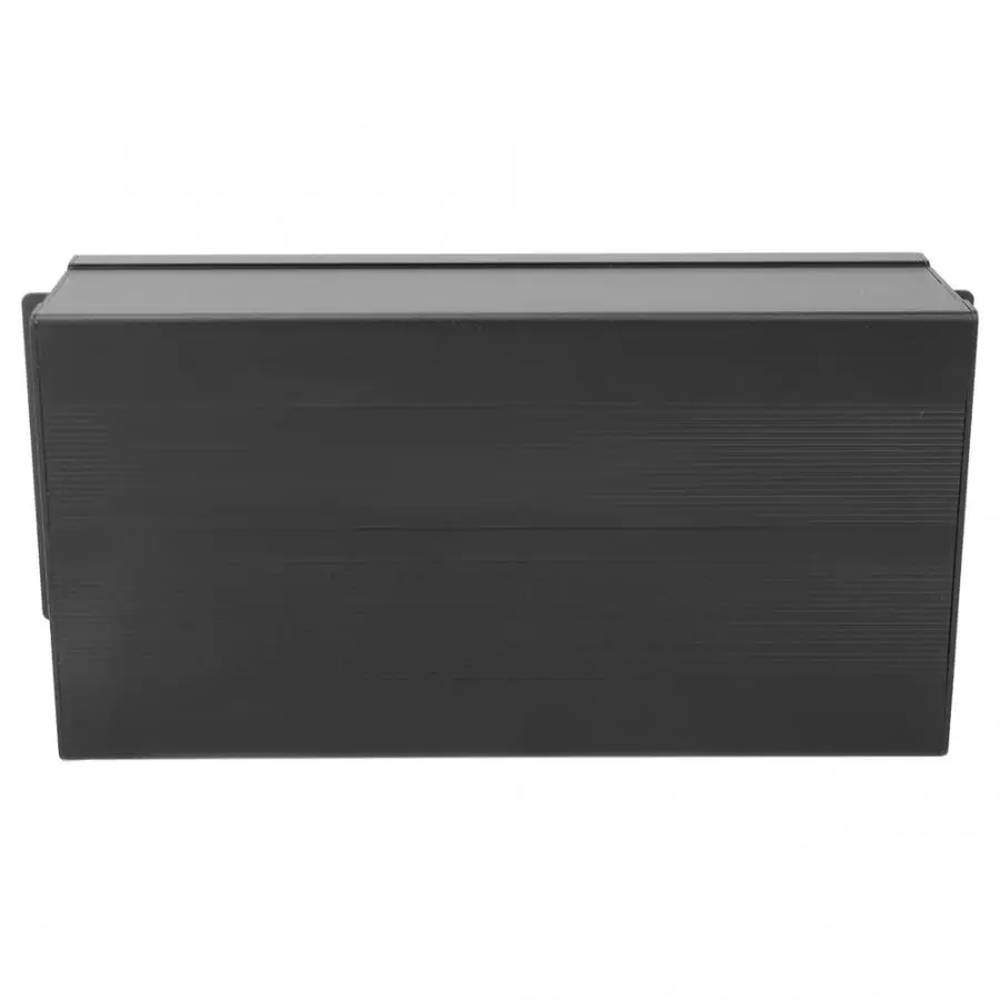 Enclosure Electronic DIY Circuit Board Project Protective Box Aluminum Box Cooling Case 55 x 106 x 200mm for Power Amplifier box