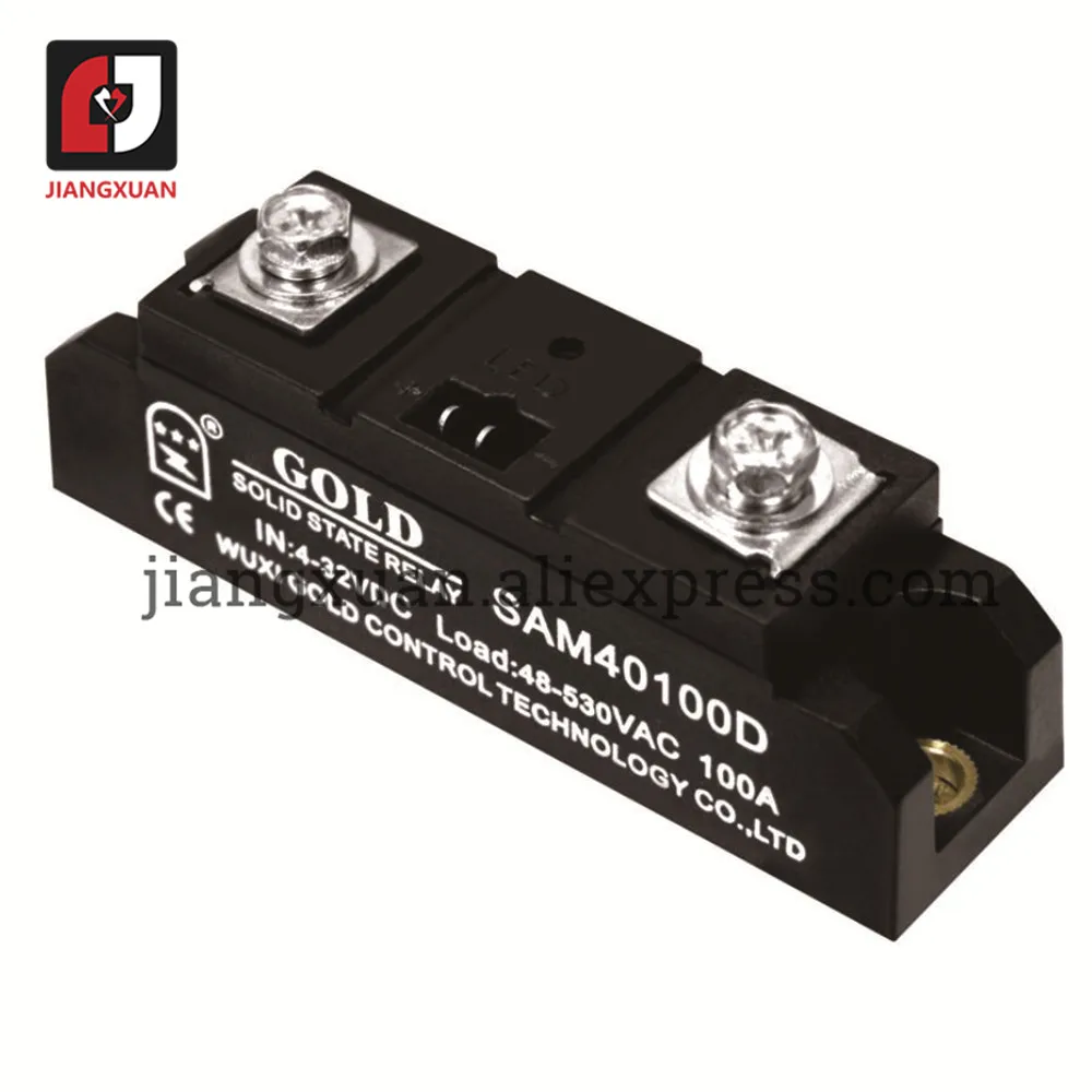 GOLD Solid state relay SAM40100D SAM40200D sam40300D sam40400D sam80500d DC controlled AC industrial SSR