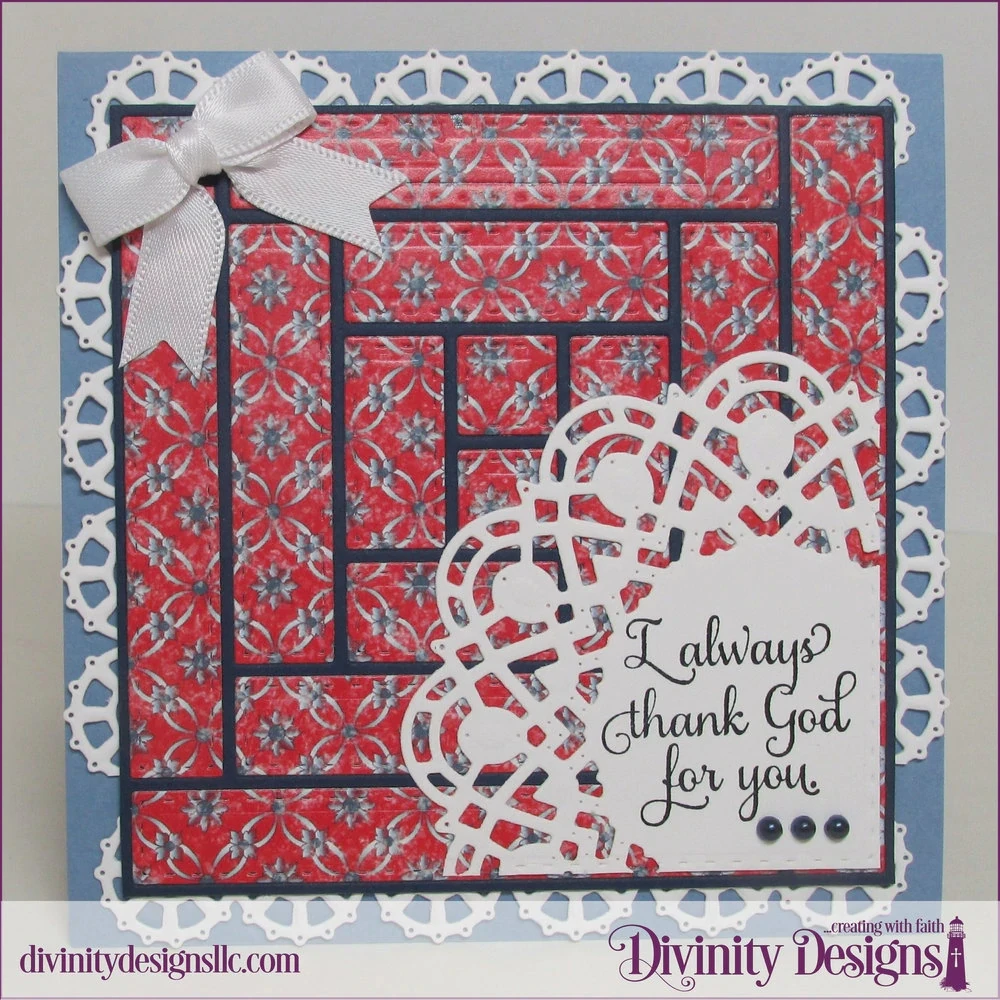 Log cabin quilt Metal Cutting Dies  Embossing Scrapbooking Stencil Craft Cut Die For DIY Card Crafts Handmade image 5