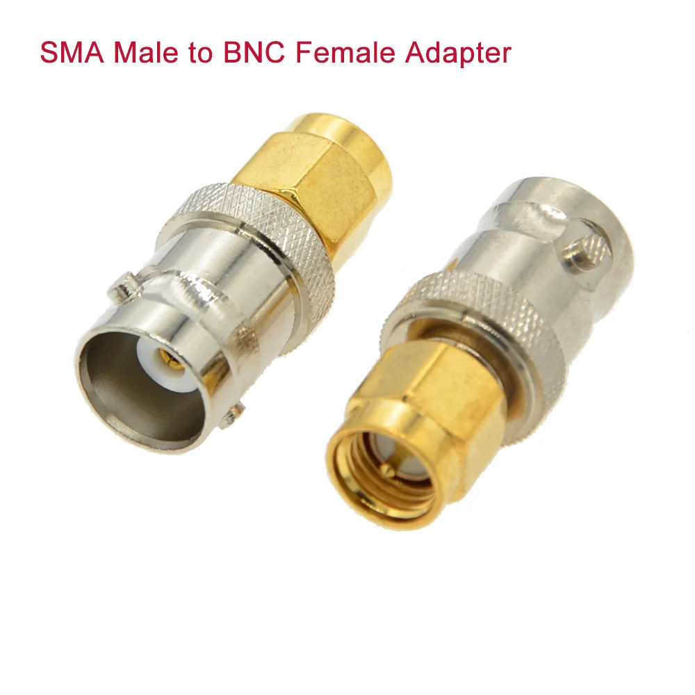 10 pcs/lot SMA Male to BNC Female Radio Antenna Connector Adapter RF Coax Converter Radio Antenna Adapters Kit Coaxial