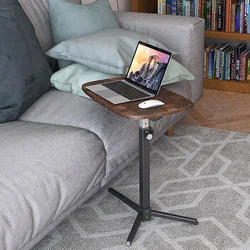 Movable Computer Table Sofa Study Breakfast Desk Laptop Bedroom Stable Desk Modern Office Adjustable Coffee Black Home Furniture