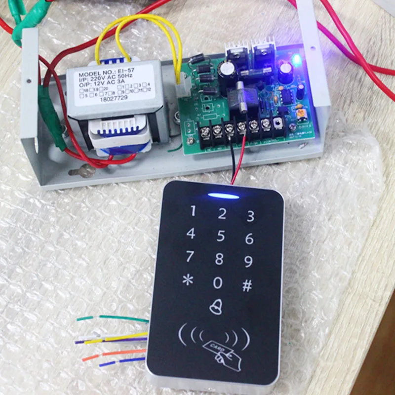 Standalone access controler system 125KHZ Access Control Keypad digital panel Card Reader smart RFID Door Lock System 2000 user