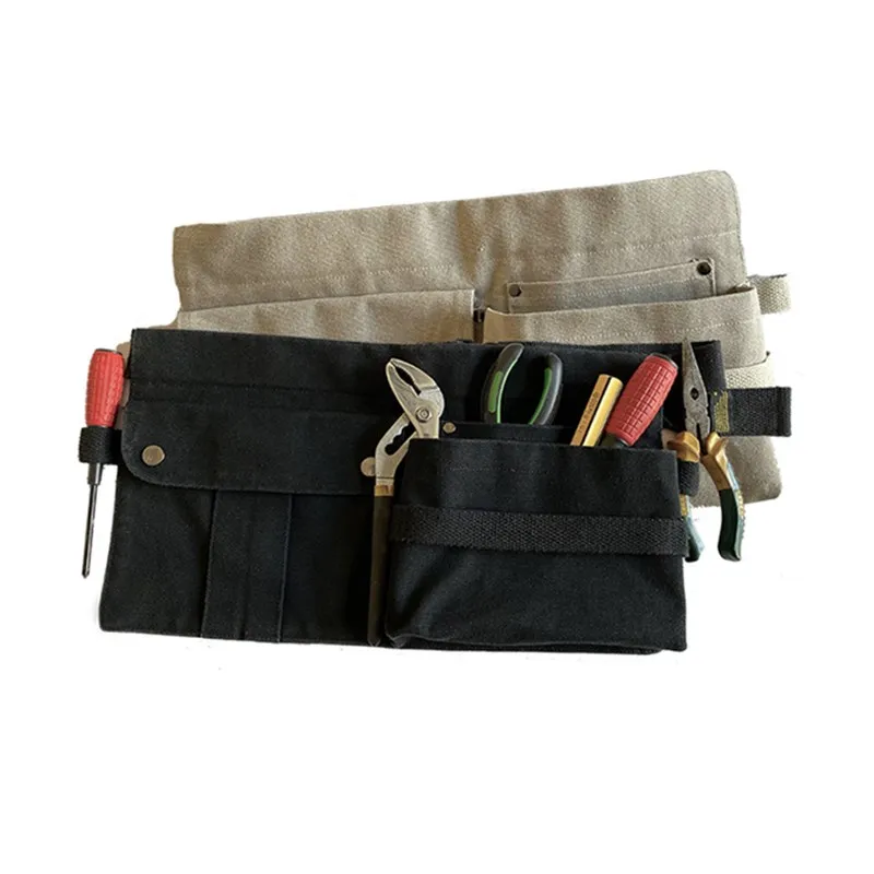 

Canvas Waist Apron Florist Gardener Maintenance Barber Waist Tool Pack Cafe Barista Bartender Restaurant Chef Work Bag D13