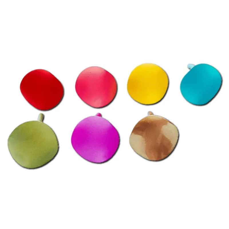 Multicolors pozłacane fala okrągły wkręt kolczyki akcesoria kolczyk wisiorek naszyjnik biżuteria składnik Diy Handmade materiał 10 sztuk