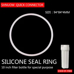 10 Inch Filter Bottle Sealing Ring O-ring Silicone Rubber Water Purifier Leather Ring Thickened 95MM * 4MM Waterproof