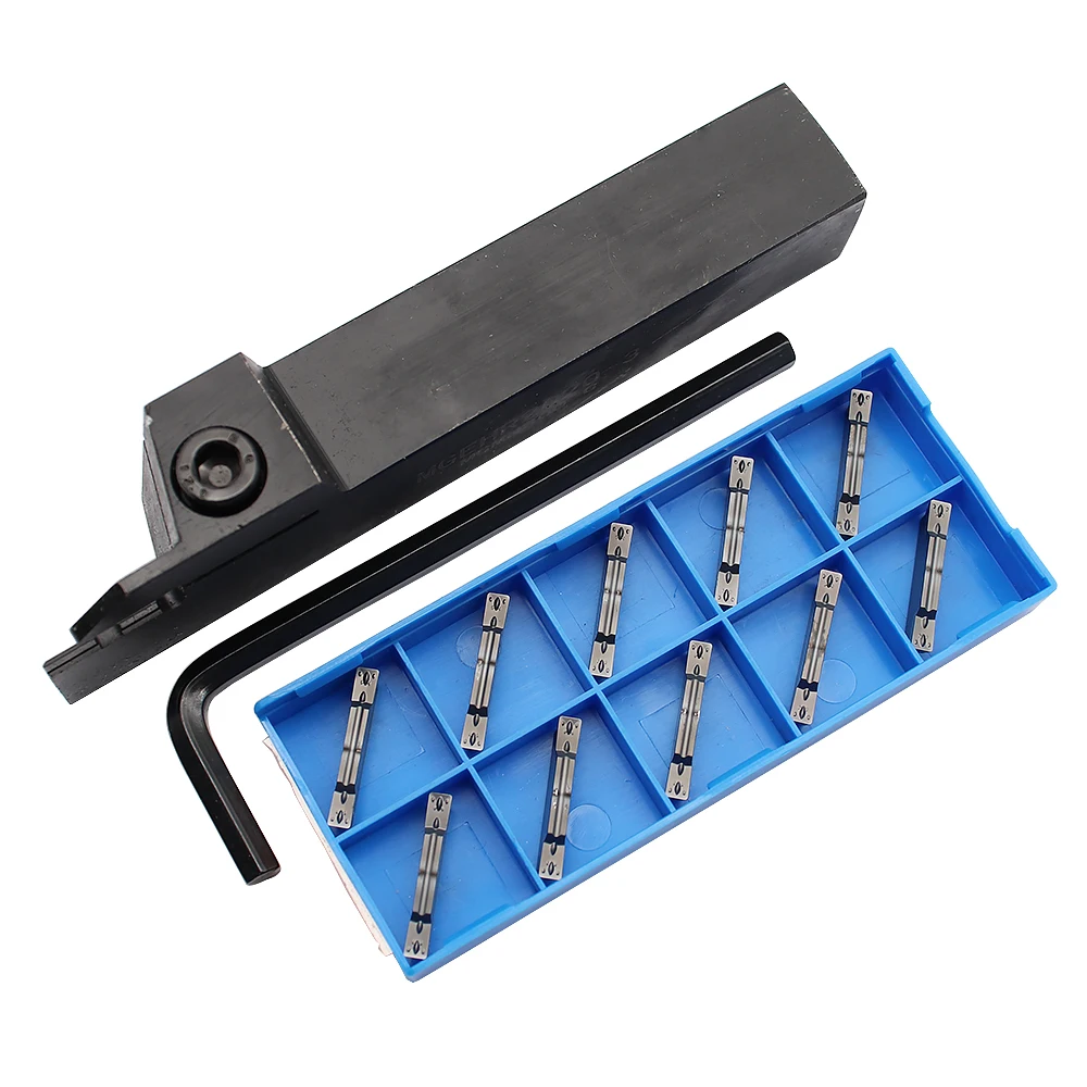 Porta ferramenta de rotação de ranhuramento para partes/-2/-2.5/-3/-4 + mgmn150 mgmn200 mgmn300 mgmn400 mgmn ferramentas de metal duro