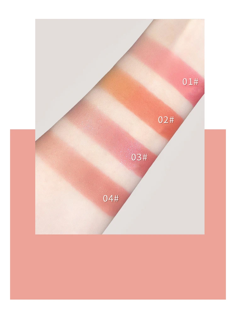 Erröten Reparatur Volumen Perlglanz Micro-flash Klar Und Nach Und Nach Gefärbt Blush Highlighter Integrierte Platte für gesicht make-up T1032