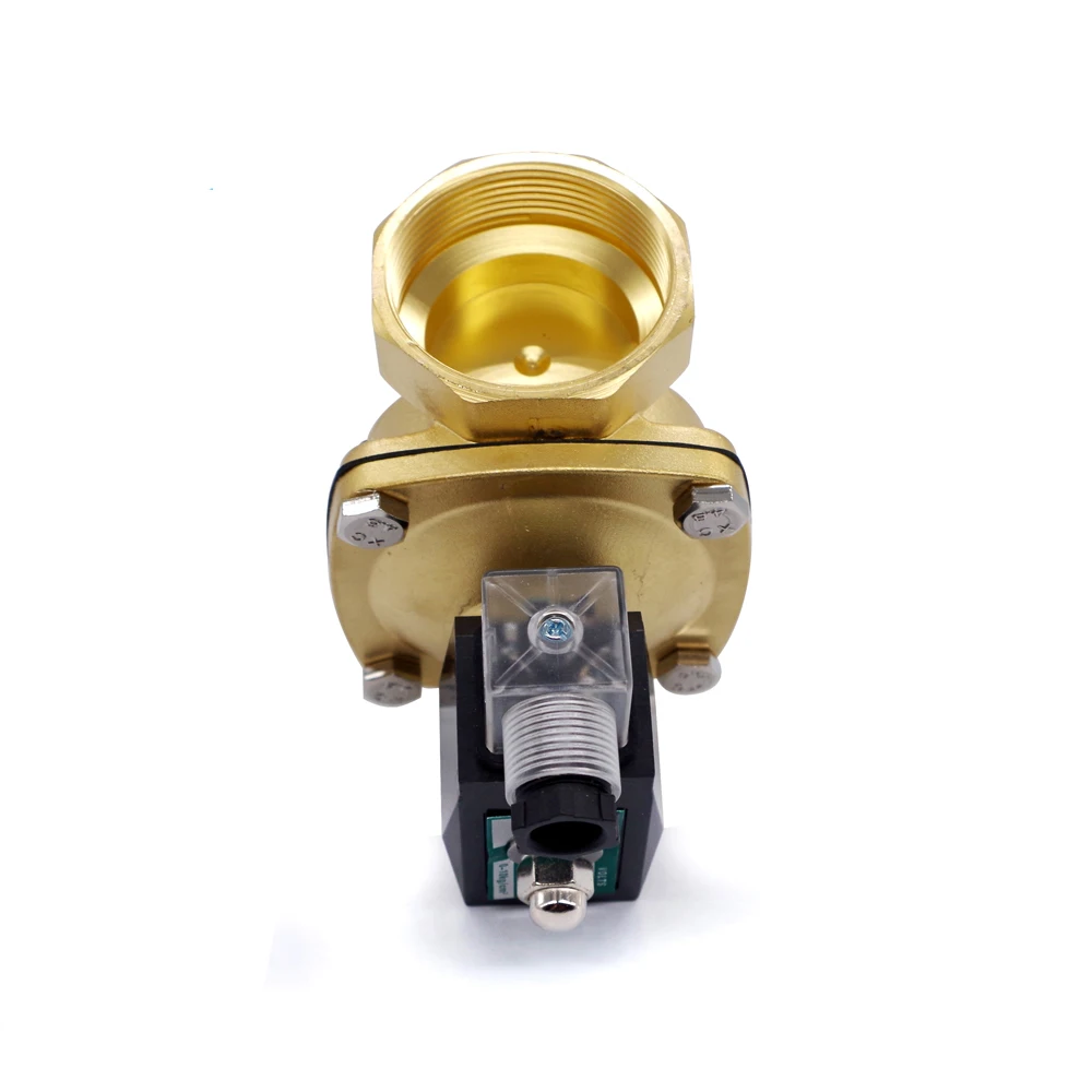 220v Lpg Natural Gas Emergency Shut Off Solenoid Valve DN20 3/4inch Brass N/C Electric Valve 12vdc