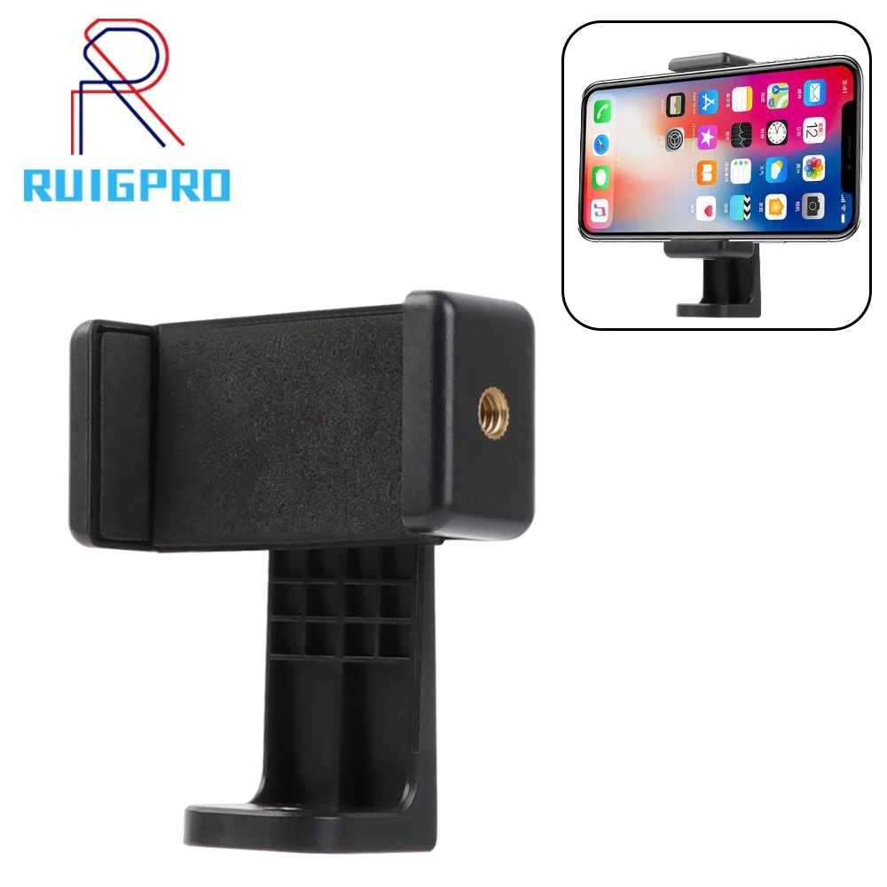 

Ruigpro Universal Mini Handheld Desktop Tripod Stabilizer with 360 Degree Rotation Phone Clip Holder for Gopro Nikon Cannon